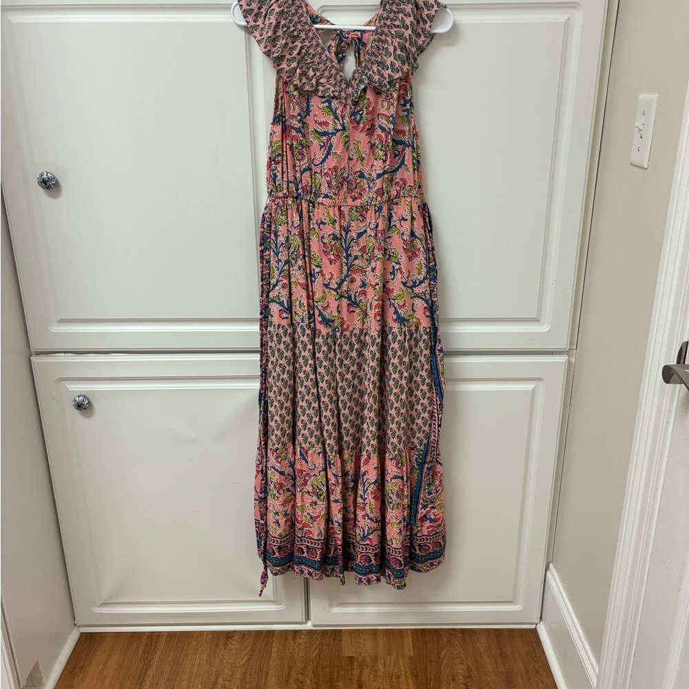 Floral Pink Maxi Dress